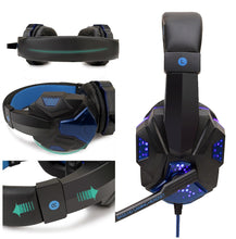 Carregar imagem no visualizador da galeria, Headset gamer com microfone e luz de led