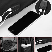 Carregar imagem no visualizador da galeria, Mochila Anti Furto 2020 Com Carregador Para Smartphone