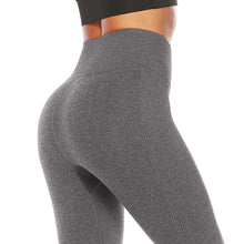 Carregar imagem no visualizador da galeria, Mulheres Leggings Sem Costura Sportswear Calças de Suor Sólidos Calças de Cintura Alta Casual Fitness